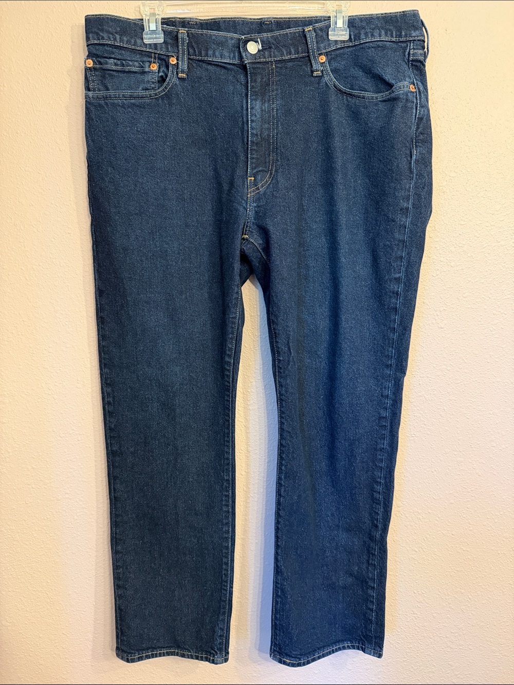 Vintage 1980's Big E Levi's 514‎ Men's Dark Wash Denim Jeans